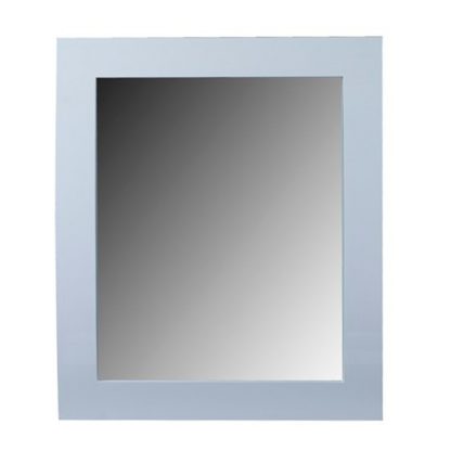 6ec86ef5ad1dea39adc3496f206f04f1901714b7f59fbe995c38d0c6f23b4b57.jpg An Image of Bushwick Wooden Dressing Mirror In White High Gloss
