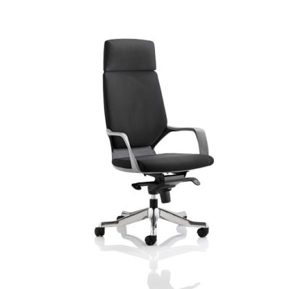 733aa8b9e3b3289ef0bf5268767d502d5a9361c9c213f60291cfda008b7e6edb.jpg An Image of Wafford Office Chair In Black With Nylon Fixed Armrest