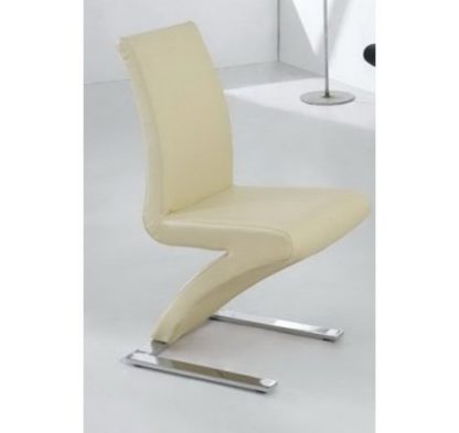 An Image of Demi Z Dining Room Chair in Cream