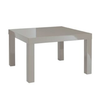 An Image of Puro End Table In Stone High Gloss