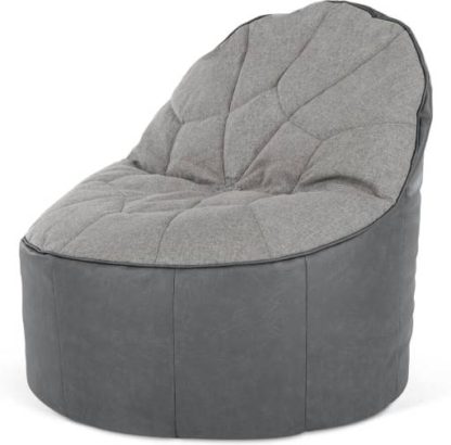 An Image of Neeve Bean Bag Chair, Grey