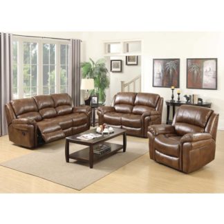 An Image of Lerna Leather 3 Seater Sofa And 2 Seater Sofa Suite In Tan