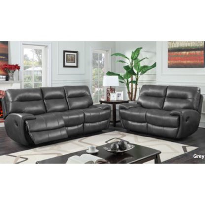 An Image of Orionis Recliner 2 Seater And 3 Seater Sofa Suite In Grey