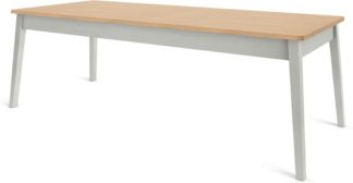 An Image of Custom MADE Harrison Shaker 10 Seat Dining Table, Oak and Moss Green