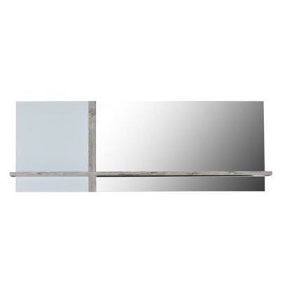 7c0176554448295627eb467fe17a5dcf0198cf2a58e477f6c6662d97104a8b64.jpg An Image of Crossana Wall Mirror In Paper Sherwood With 1 Shelf