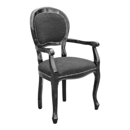 An Image of Spoonback Carver Dining Chair With Wooden Frame