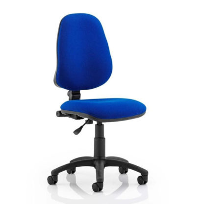 An Image of Eclipse Plus I Office Chair In Blue No Arms