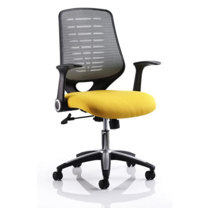 An Image of Sprint Airmesh Office Chair YEL