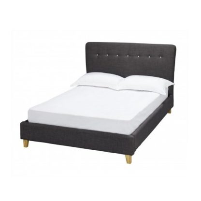 8e3de77533a36d8890cfabea59fd4c55aa0e4cb70061d3f19d9ae5cfd937000f.jpg An Image of Portico Fabric Double Bed In Grey