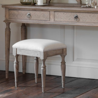 An Image of Mustique Mindy Ash Wooden Dressing Stool