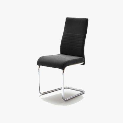 9d9d860d64a3569e2e3607a83d7a8a60de3f79da84fd6b48210f0d3fc9a3610a.jpg An Image of Jonas Metal Swinging Black Dining Chair