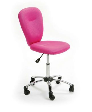 An Image of Pezzi Children's Office Swivel Chair in Pink