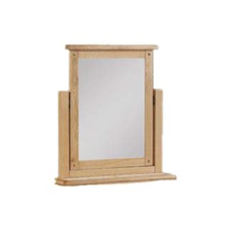 An Image of Heaton Dressing Mirror With Oak Frame