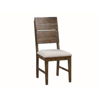 An Image of Sevilla Wooden Dining Chair In Dark Pine Finish