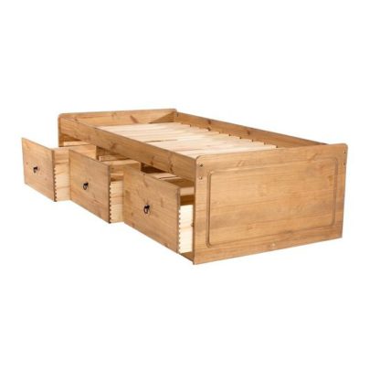 a893b5307930cf5c714ea1f7ad1c583bcdb7b938d48cd218414b10178ed34f71.jpg An Image of Corina Cabin Bed In Antique Wax Finish