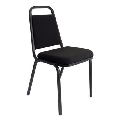 afa58be0188e730bd675a53c3d52afff12cbac0dc328157edf9e77dd05ddf785.jpg An Image of Banqueting Stacking Office Visitor Chair In Black