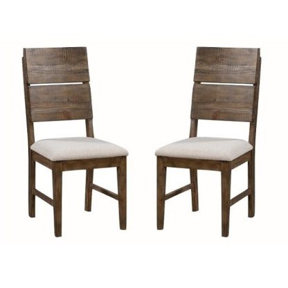 b0ae2043b5ffee4c7cf512504dbb8499d83ab8760db6448608fd1e5f45ccfd93.jpg An Image of Sevilla Wooden Dining Chair In Dark Pine In A Pair
