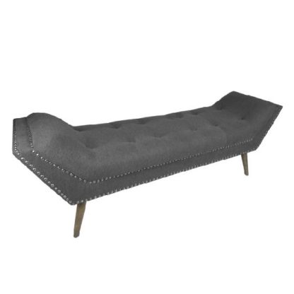 b1efc5ff941aa8015269f9ebf473ec881f36af154aeca0597cc5d7f0925fbd87.jpg An Image of Monsoon Modern Large Chaise In Charcoal Grey Fabric