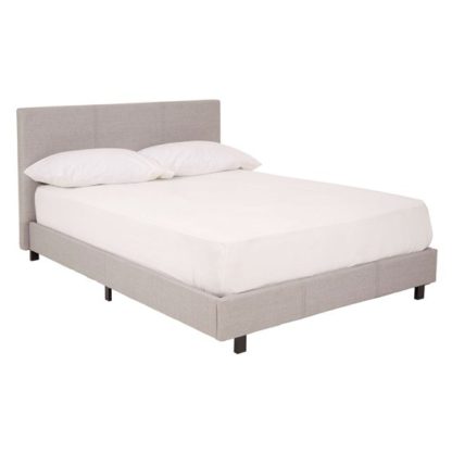 b39c71b2fc6fbabd2866cd71e60480794395099fa32ff4abc503c51709030475.jpg An Image of Khambalia Fabric Double Bed In Light Grey