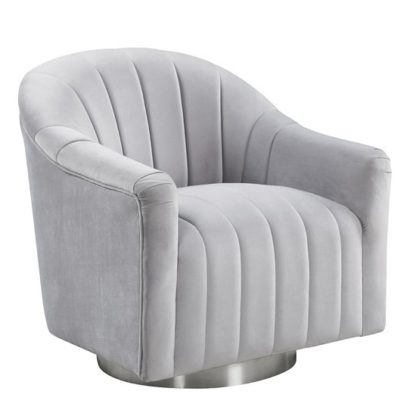 b43add38d2fa130341a827698213fd93c7d251a74ff2a01a1c2e0aab7ce5a09d.jpg An Image of Tiffany Swivel Lounge Chaise Chair In Silver