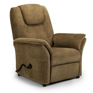 An Image of Brandon Fabric Recliner Chair In Cappuccino Chenille
