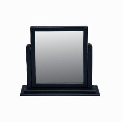 An Image of Ayr Dressing Mirror With Crabon Frame