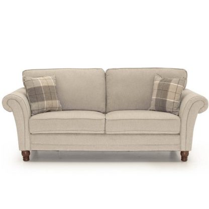 b8271648633ad680038386cacebb7e8dacbeda8e6c974888ea8b548c6614e76e.jpg An Image of Colette Fabric 3 Seater Sofa In Pewter With Wooden Legs