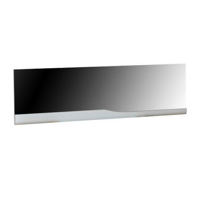 bf4f2572744585bd80efadad526edd9af0ff90e25be0595f6c2c37871bf68582.jpg An Image of Merida Wall Mirror Rectangular In White High Gloss