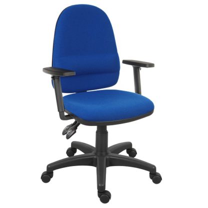 An Image of Dessau High Back Operator Chair With Twin Lever Mechanism