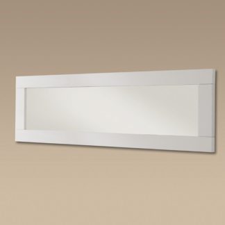 An Image of Garde Wall Mirror In White Gloss