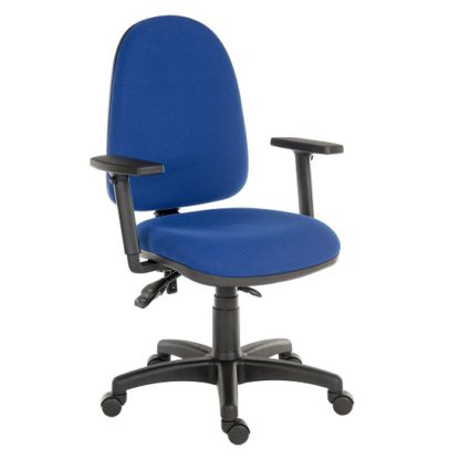 An Image of Dessau High Back Operator Chair With Three Lever Mechanism