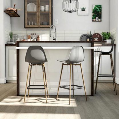 c48fb38d79033ac7f34cd85b35079f8026534c22623c8babc536e721817f2ea3.jpg An Image of Copley Plastic Bar Stool In Grey
