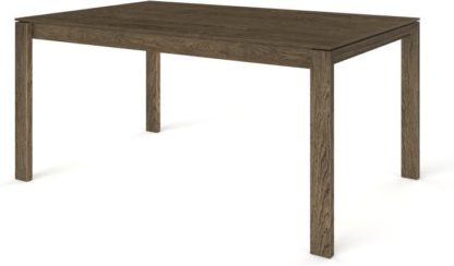 An Image of Custom MADE Corinna 6 Seat Dining Table, Smoked Oak