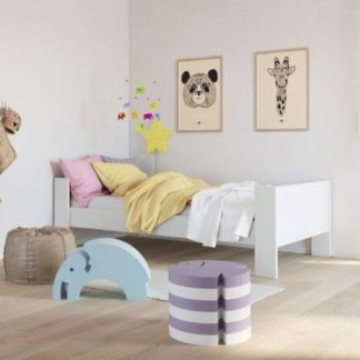 An Image of Memphis Wooden Childern Single Bed In White