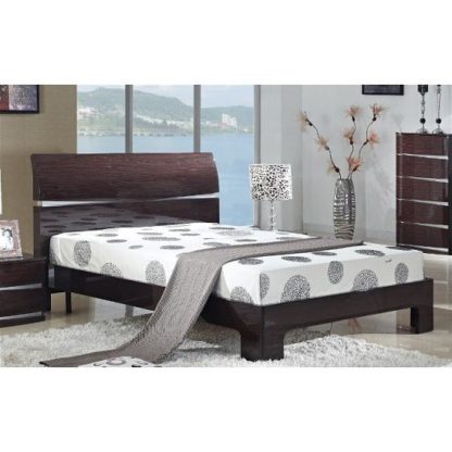 ca1e7c458f2d33b22604a7d680e677d5f61bc321c5a7c524a5397bfe5cab8c90-1.jpg An Image of Alcott Modern King Size Bed In Cherry High Gloss