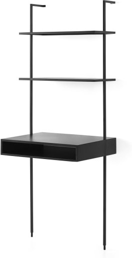 An Image of Solomon Leaning Desk, Black