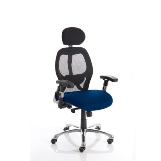 An Image of Coleen Home Office Chair In Serene With Castors