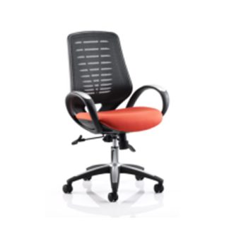 An Image of Sprint Airmesh Office Chair Orange