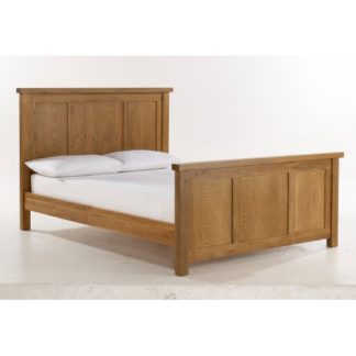An Image of Honey Solid Oak Finish Double Bed