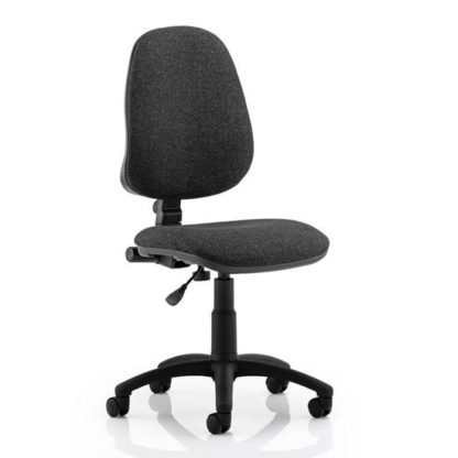 An Image of Eclipse Plus I Office Chair In Charcoal No Arms