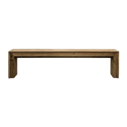 An Image of Orchard Wooden Dining Bench In Oak