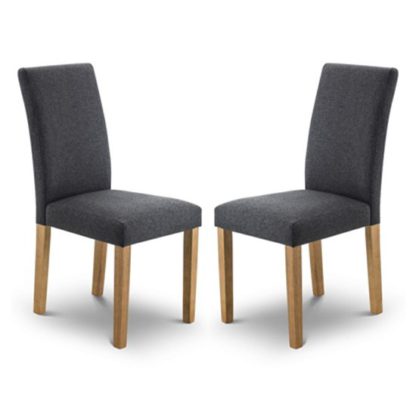 e95313236f445003a139dfa25a628bf6b65f5c223b0842ebcf1a0201a44cba35.jpg An Image of Hastings Slate Linen Fabric Dining Chair In Pair
