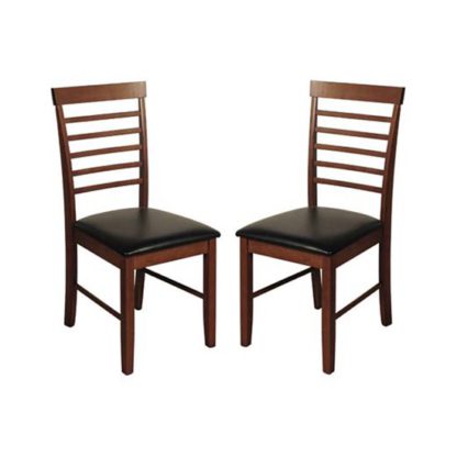 ed23dd581b959bfcc00112d2edcce9312a7bce81349da2f6f4149e489fa760eb.jpg An Image of Marsic Dark Acacia Dining Chairs In Pair