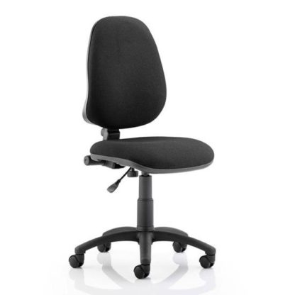 f3633b27f77ccfa02ef6f43453cd0c3d86f616098a4134aa20214611015c1c40.jpg An Image of Eclipse Plus I Office Chair In Black No Arms