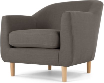 f843afb7b19d075ef3d7624b9034eed5f3d943d9468d0f387c007ca6c1b14350.jpg An Image of Tubby Armchair, Pewter Grey