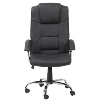 An Image of Hoaxing Office Executive Chair In Black Finish