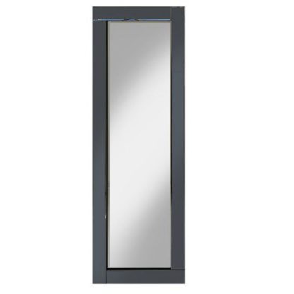 fe276cbb5370f2d3c6d64b0fec9974f9c55b31237c0a0cc3d5ff08a9861cf0d6.jpg An Image of Bevel 120x40 Wall Mirror In Smoke Grey Glass Border