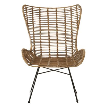 ff012017dd813dc7450f482d99b49640a6da168910a5cc37b0f4c64c1f4bd53a.jpg An Image of Felixvarela Iron Base Wing Chair In Grey