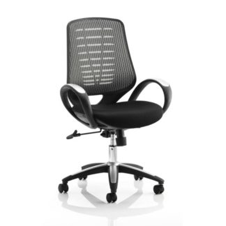 An Image of Sprint Airmesh Office Chair BLK