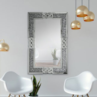 An Image of Marty Designer Rectangular Wall Mirror